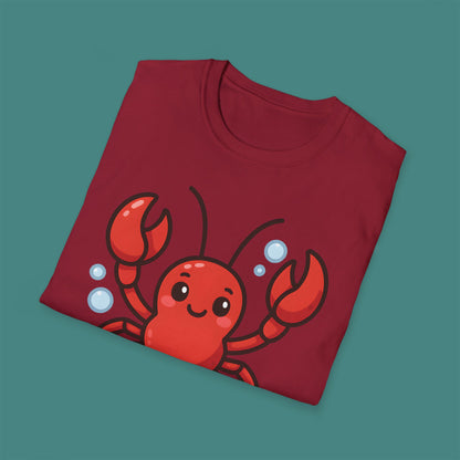 Cartoon Cute Lobster Unisex T-Shirt
