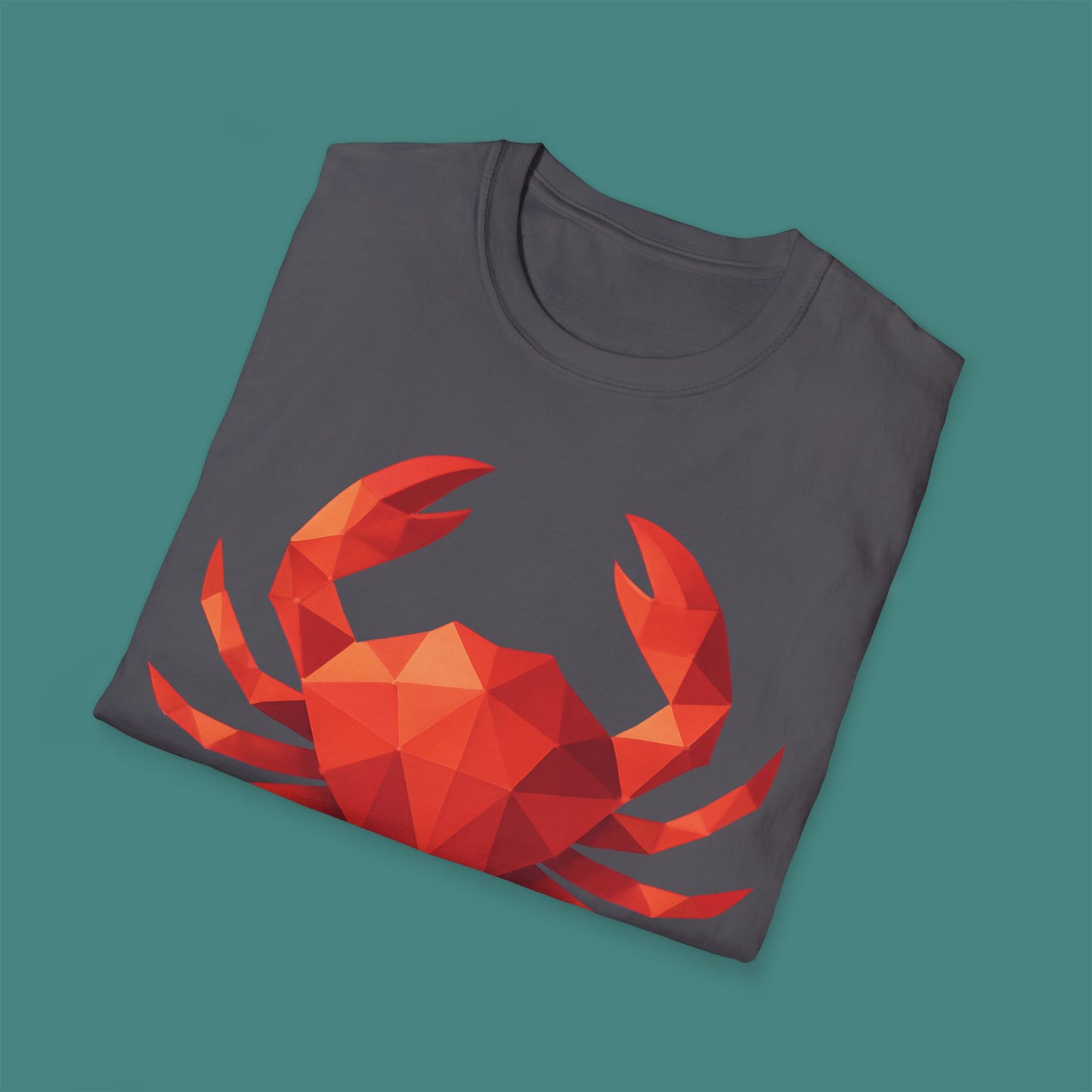 Geometric Polygon Crab Unisex T-Shirt