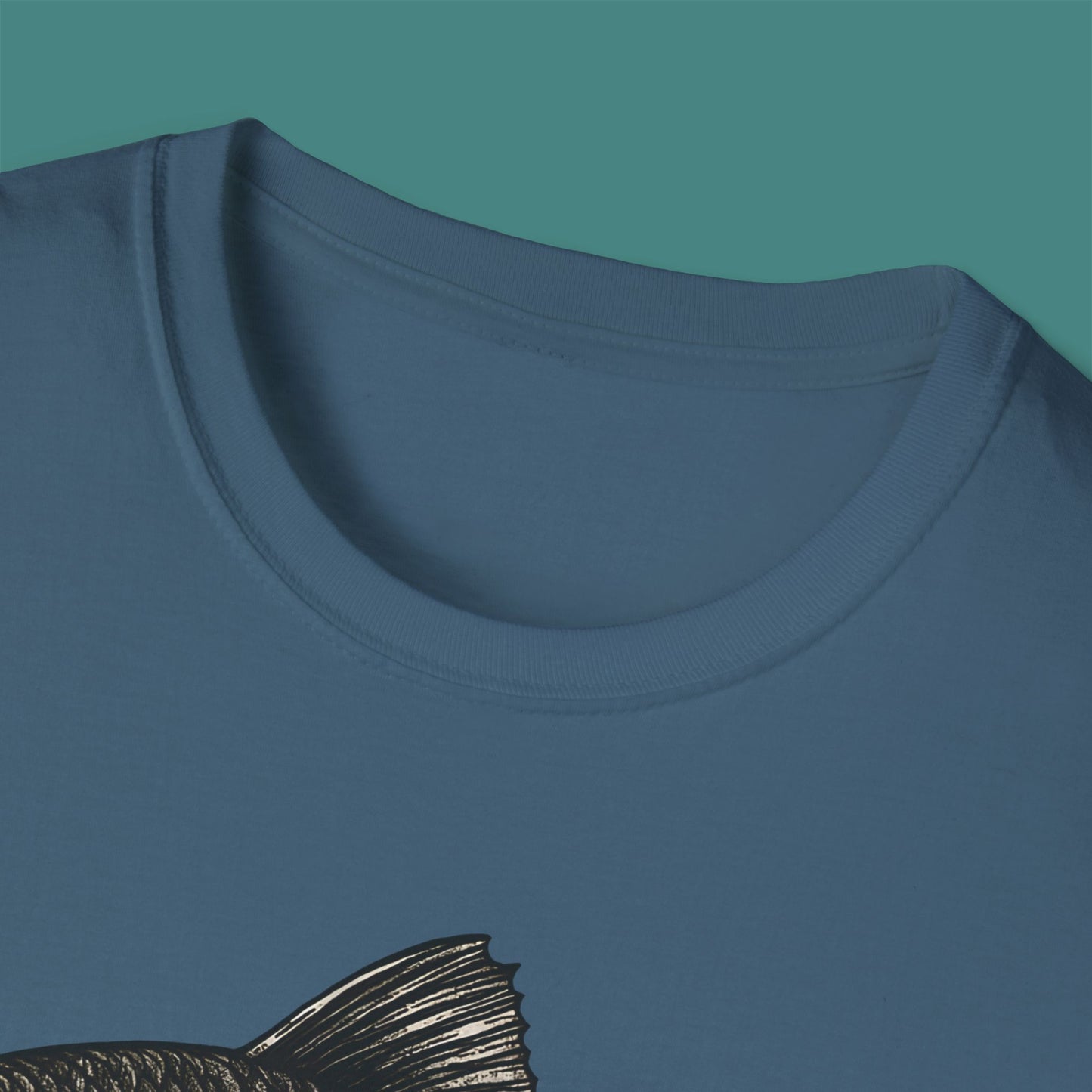 Vintage Etching Fish Unisex T-Shirt