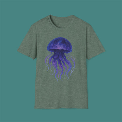 Cosmic Galaxy Jellyfish Unisex T-Shirt