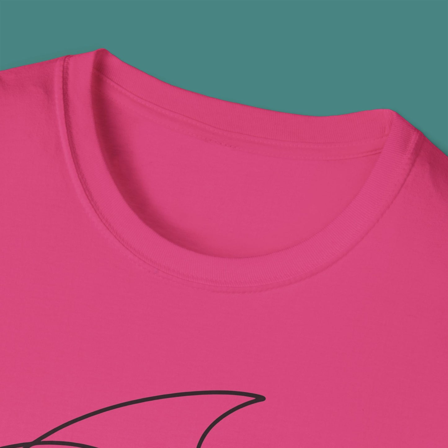 Minimalist Line Art Fish Unisex T-Shirt