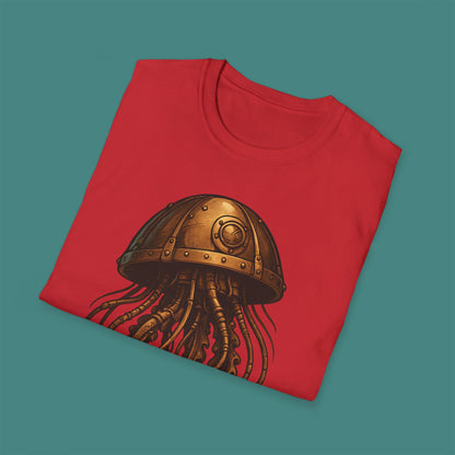Steampunk Mechanical Jellyfish Unisex T-Shirt