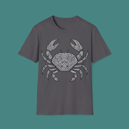Intricate Mandala Crab Unisex T-Shirt