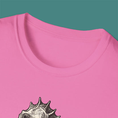 Vintage Etching Seahorse Unisex T-Shirt