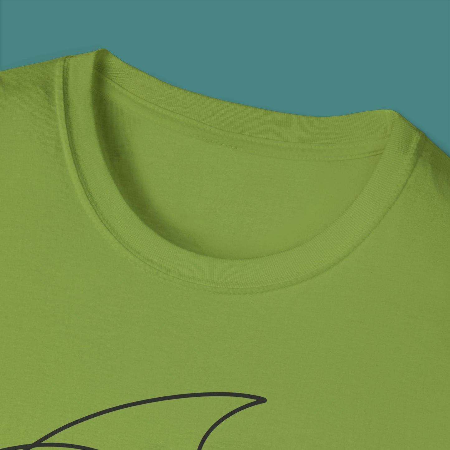 Minimalist Line Art Fish Unisex T-Shirt