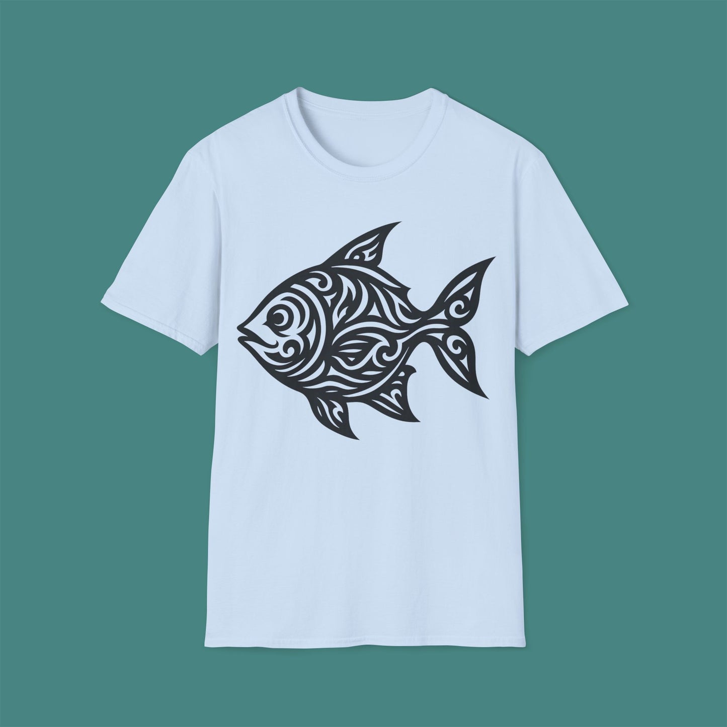 Tribal Tattoo Fish Unisex T-Shirt