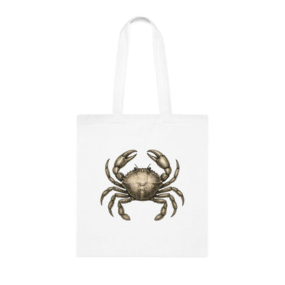 Vintage Etching Crab Tote Bag