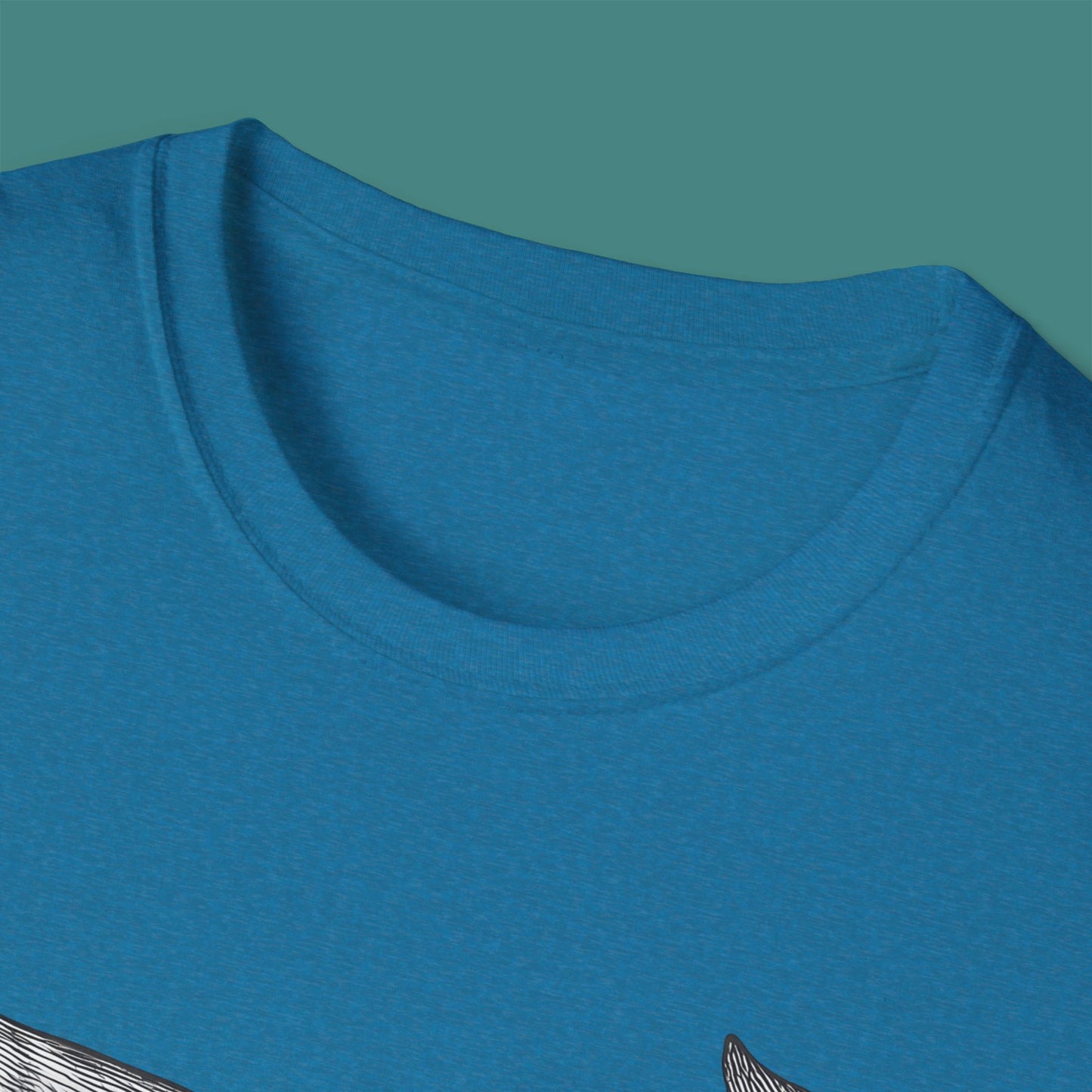 Vintage Etching Whale Unisex T-Shirt