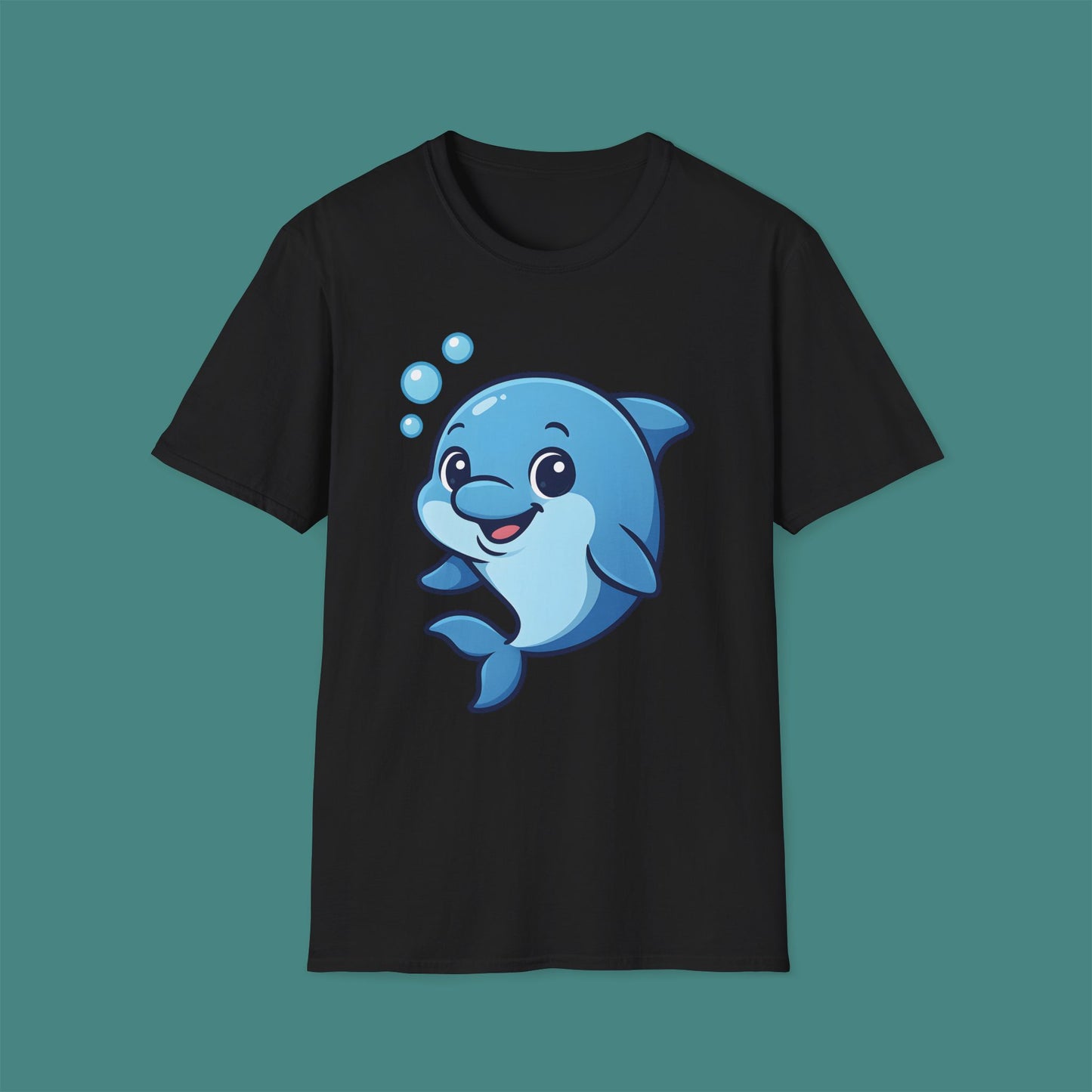 Cartoon Cute Dolphin Unisex T-Shirt