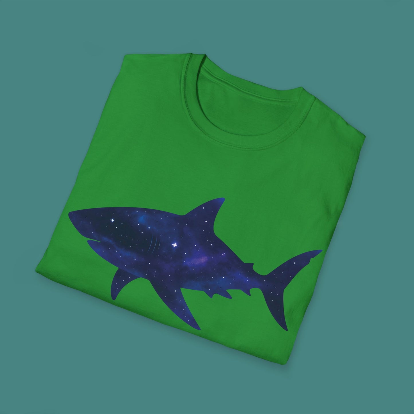 Cosmic Galaxy Shark Unisex T-Shirt