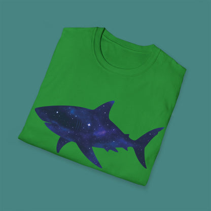 Cosmic Galaxy Shark Unisex T-Shirt