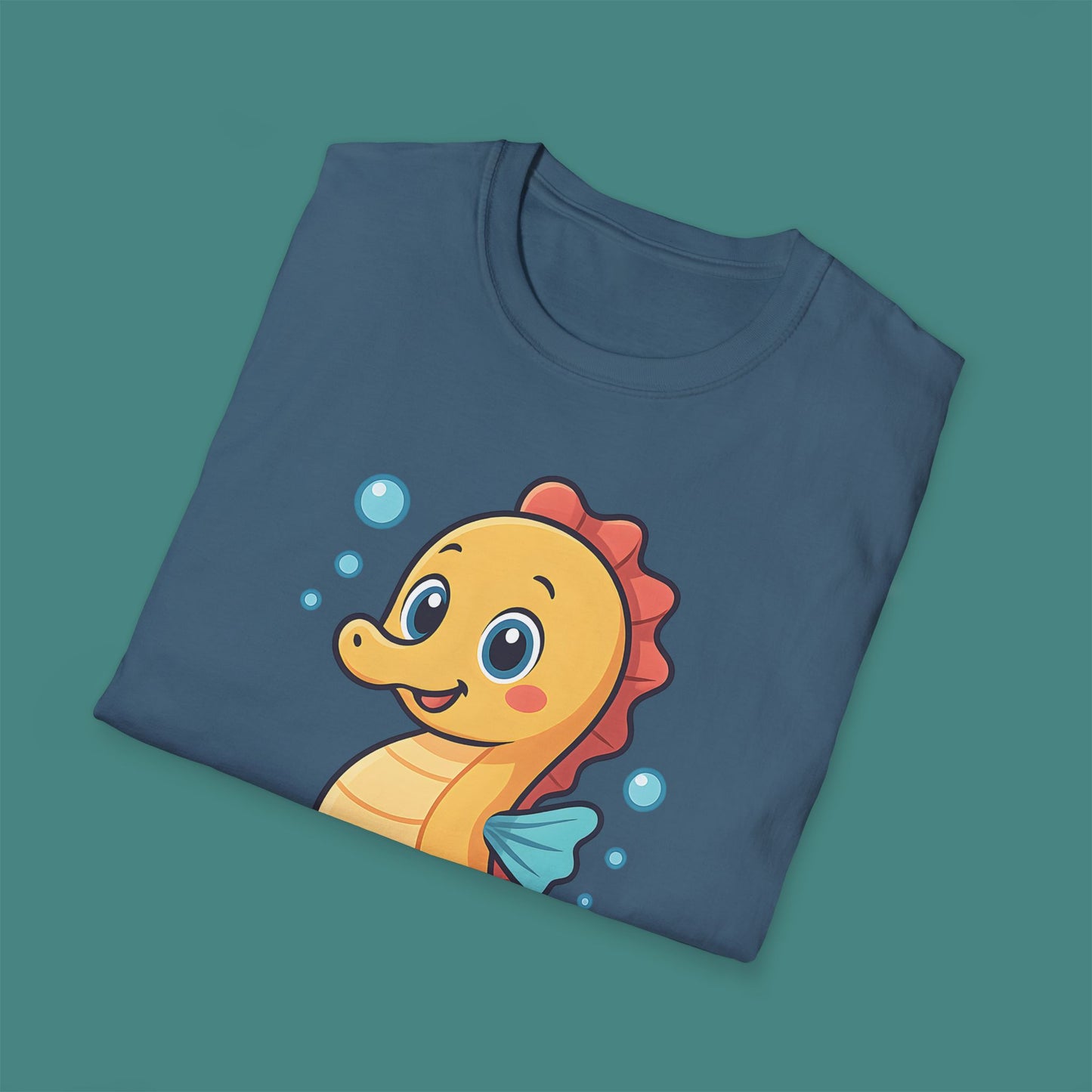 Cartoon Cute Seahorse Unisex T-Shirt