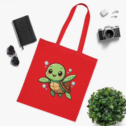 Cartoon Cute Turtle Tote Bag