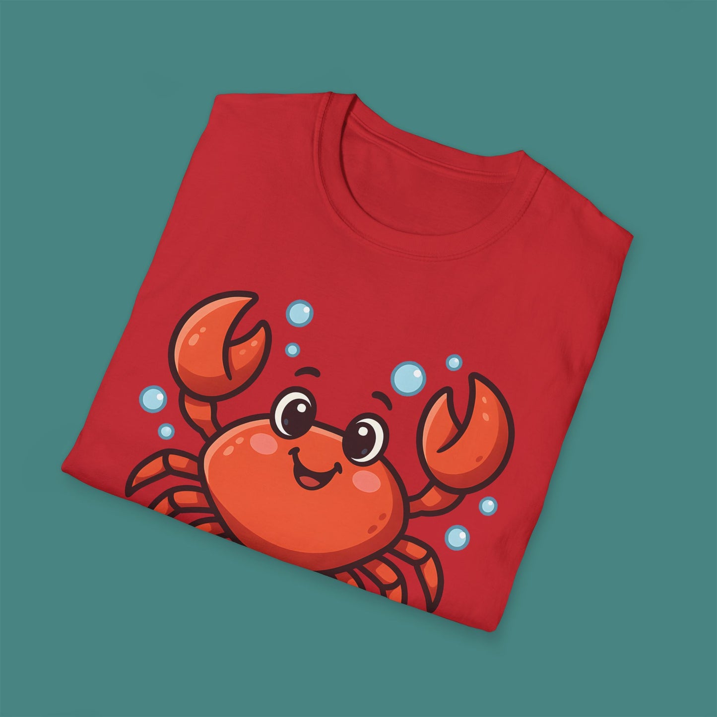Cartoon Cute Crab Unisex T-Shirt