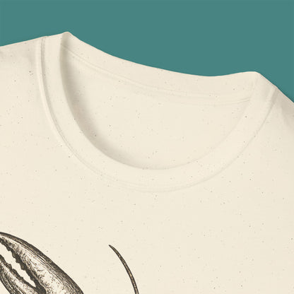 Vintage Etching Lobster Unisex T-Shirt