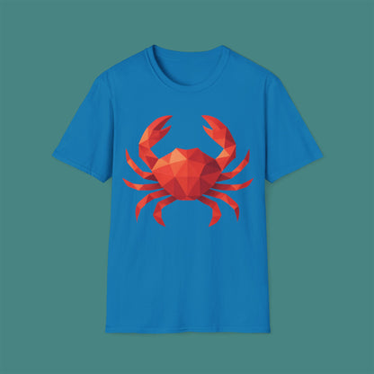 Geometric Polygon Crab Unisex T-Shirt