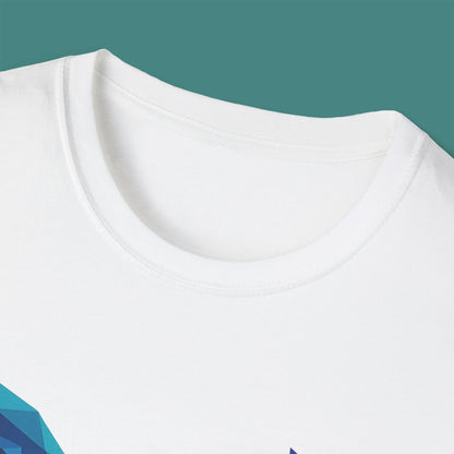 Geometric Polygon Whale Unisex T-Shirt