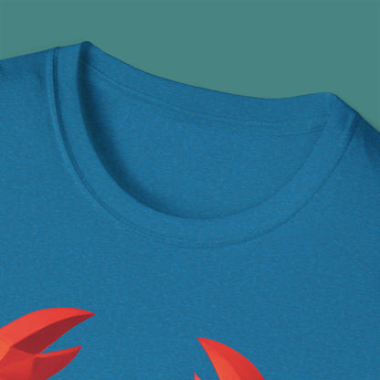 Geometric Polygon Crab Unisex T-Shirt