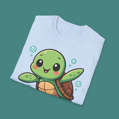 Cartoon Cute Turtle Unisex T-Shirt