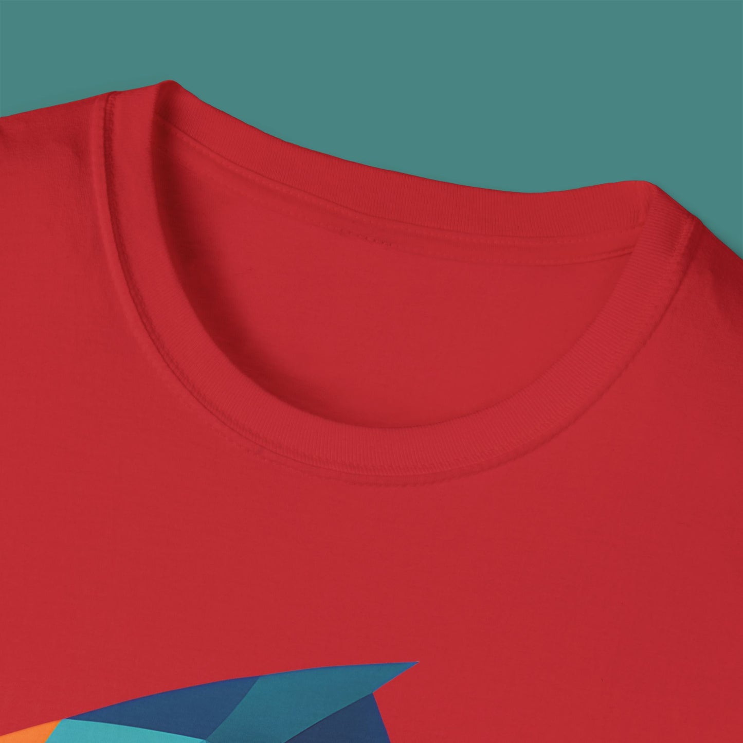 Geometric Polygon Fish Unisex T-Shirt