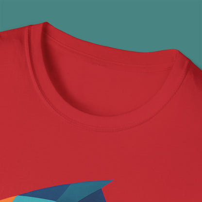 Geometric Polygon Fish Unisex T-Shirt