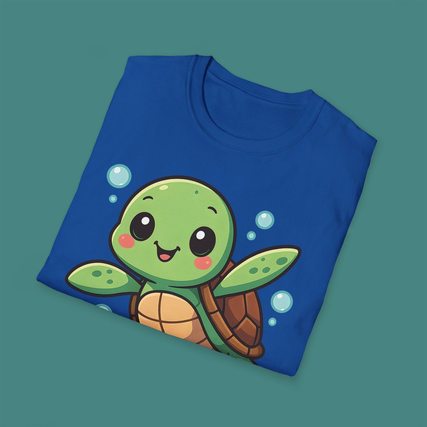 Cartoon Cute Turtle Unisex T-Shirt