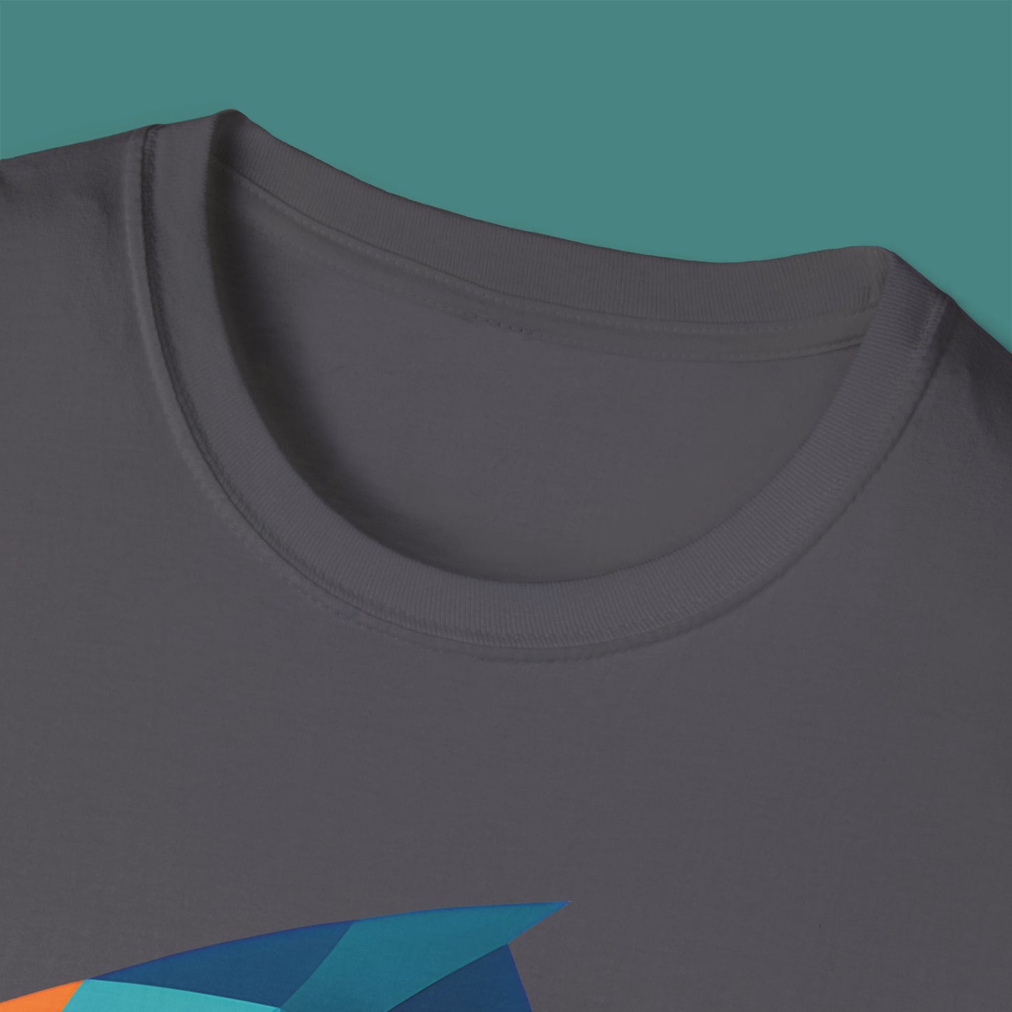 Geometric Polygon Fish Unisex T-Shirt
