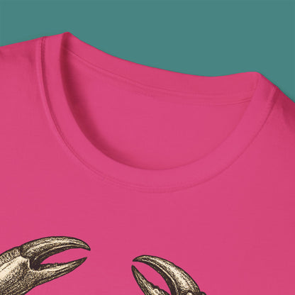 Vintage Etching Crab Unisex T-Shirt