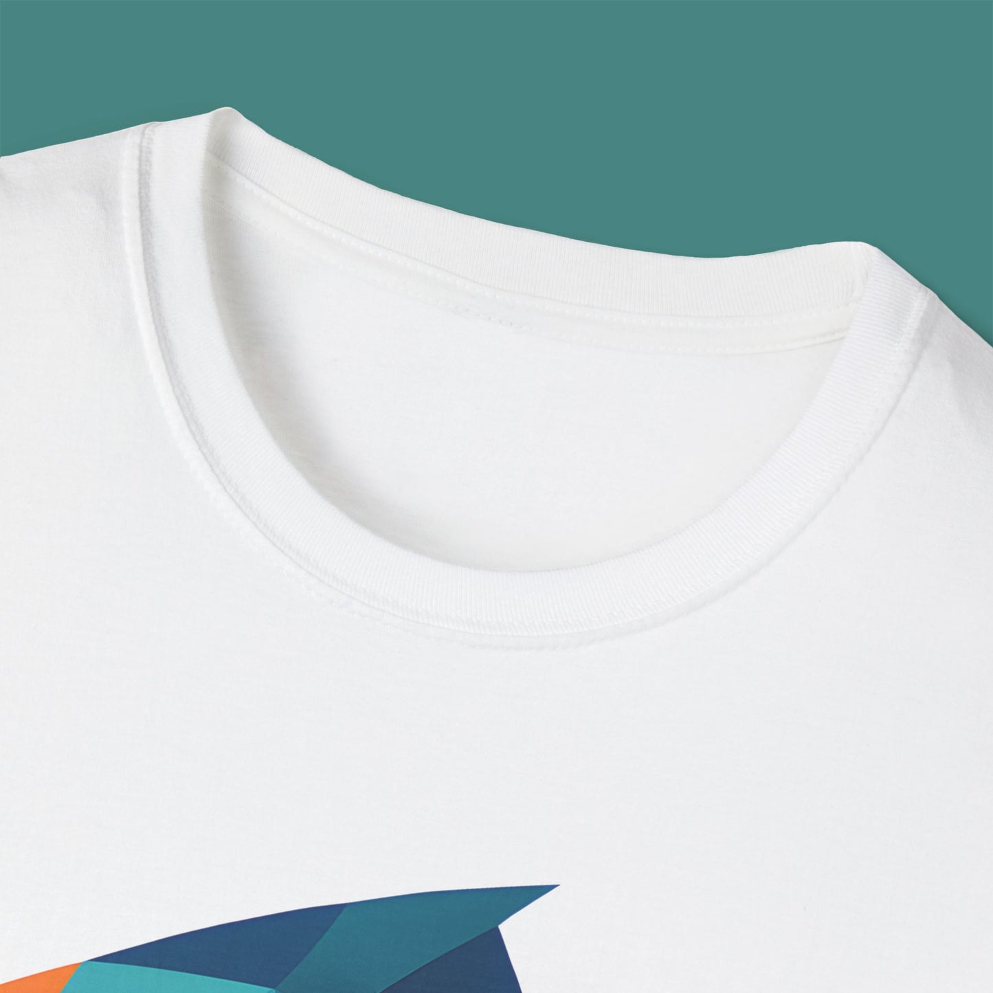 Geometric Polygon Fish Unisex T-Shirt