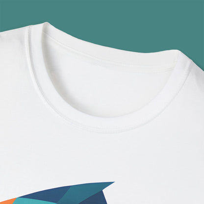 Geometric Polygon Fish Unisex T-Shirt
