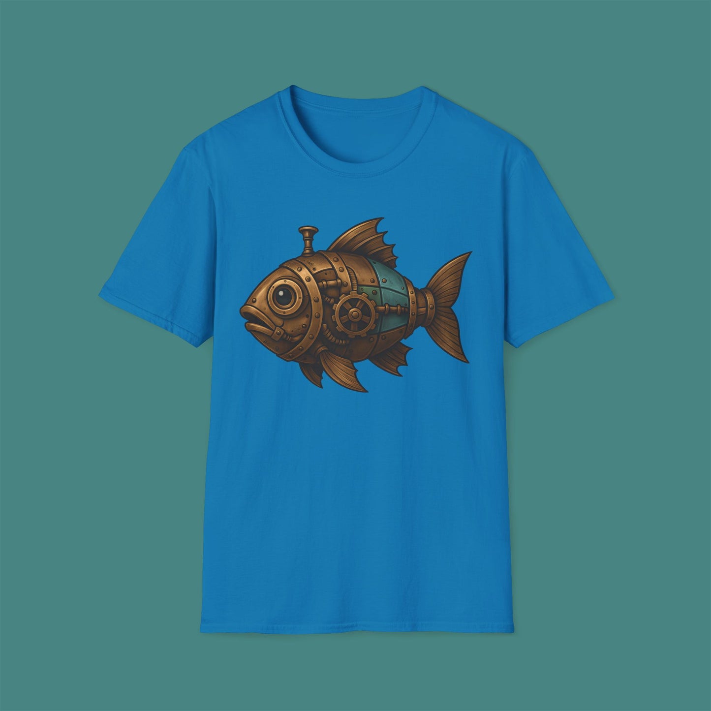 Steampunk Mechanical Fish Unisex T-Shirt