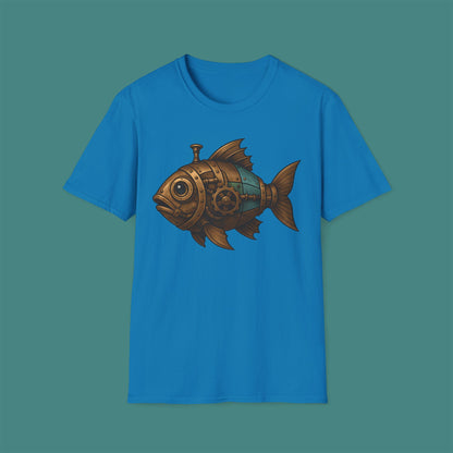 Steampunk Mechanical Fish Unisex T-Shirt