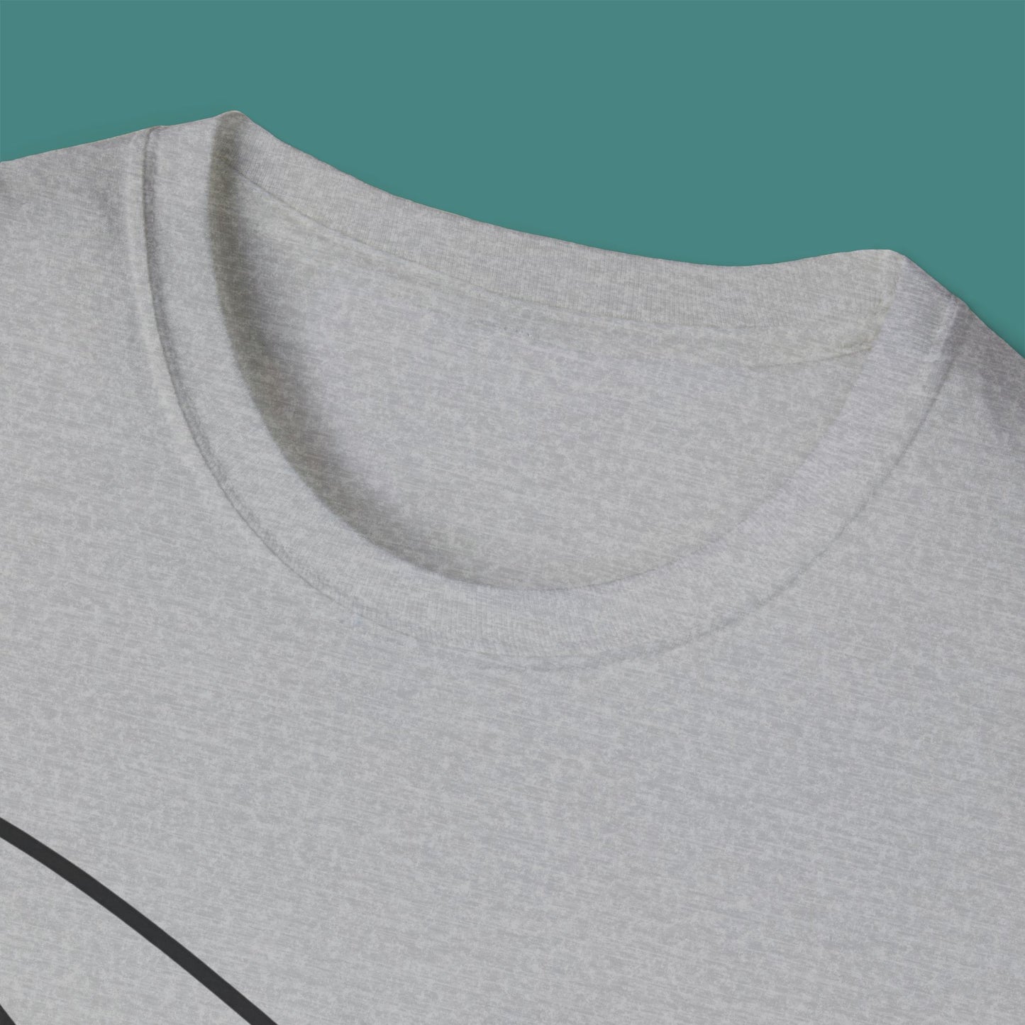 Minimalist Line Art Whale Unisex T-Shirt