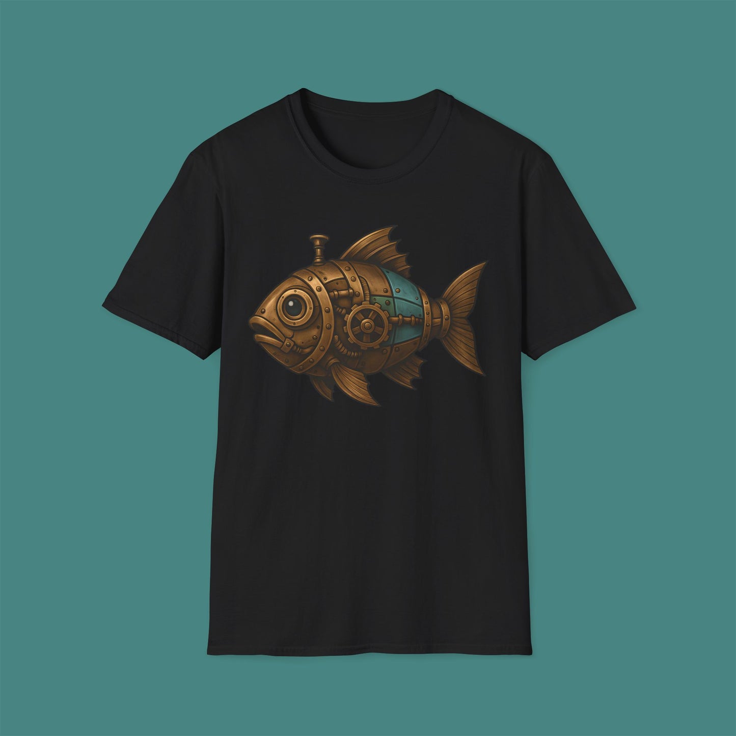 Steampunk Mechanical Fish Unisex T-Shirt