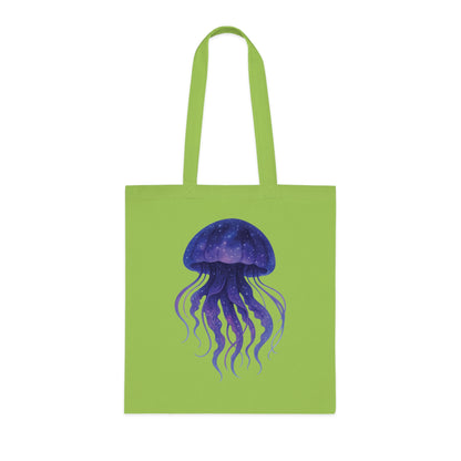 Cosmic Galaxy Jellyfish Tote Bag