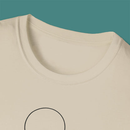 Minimalist Line Art Octopus Unisex T-Shirt