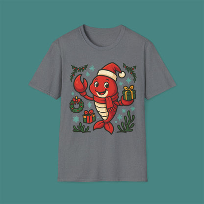 Christmas Lobster Unisex T-Shirt