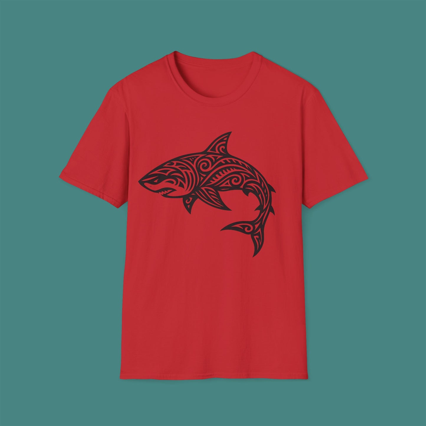 Tribal Tattoo Shark Unisex T-Shirt