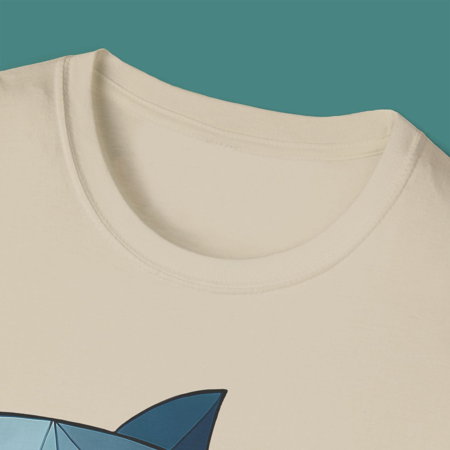 Geometric Polygon Shark Unisex T-Shirt