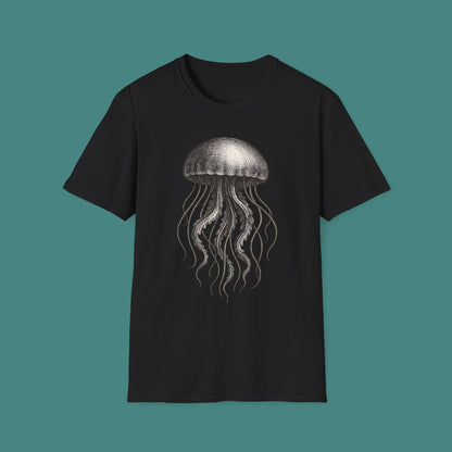 Vintage Etching Jellyfish Unisex T-Shirt