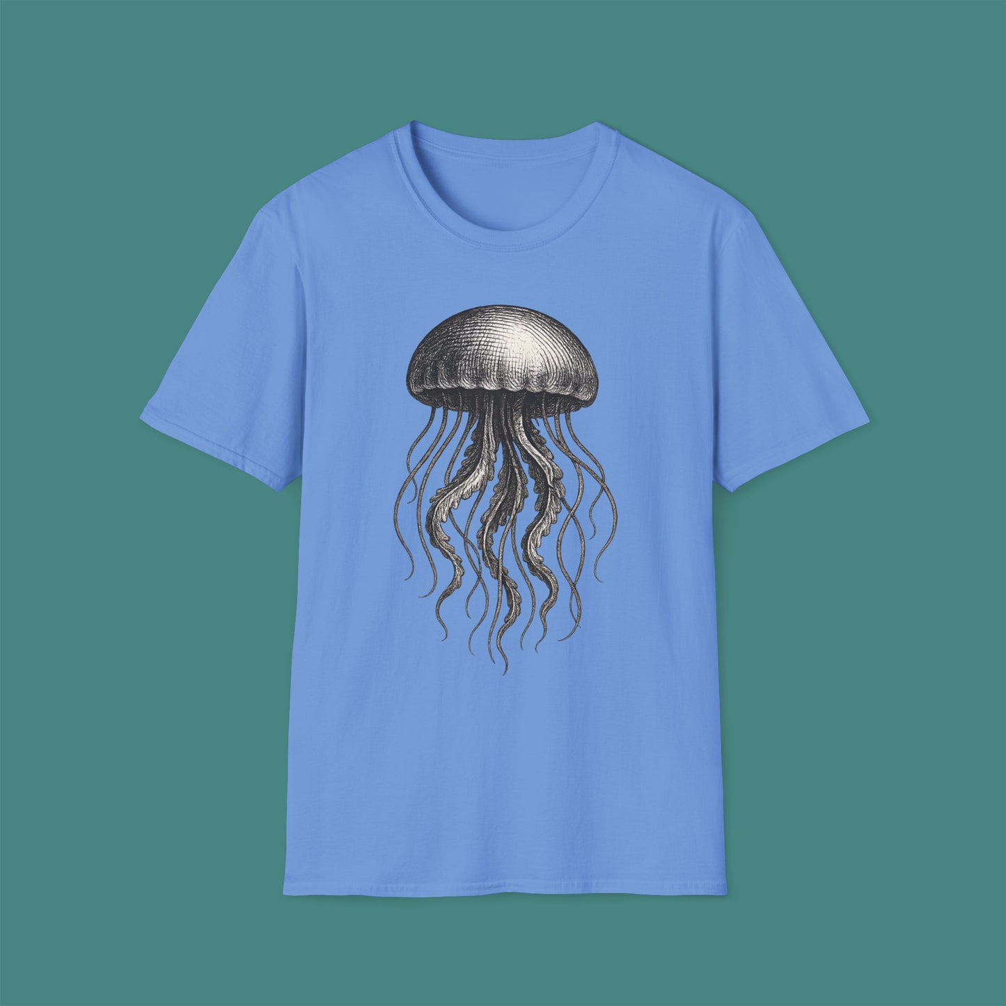 Vintage Etching Jellyfish Unisex T-Shirt