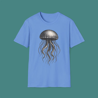 Vintage Etching Jellyfish Unisex T-Shirt