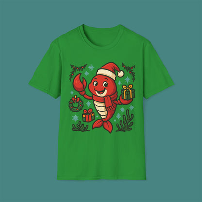 Christmas Lobster Unisex T-Shirt