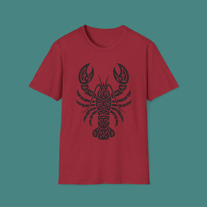 Tribal Tattoo Lobster Unisex T-Shirt