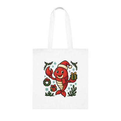 Christmas Lobster Tote Bag