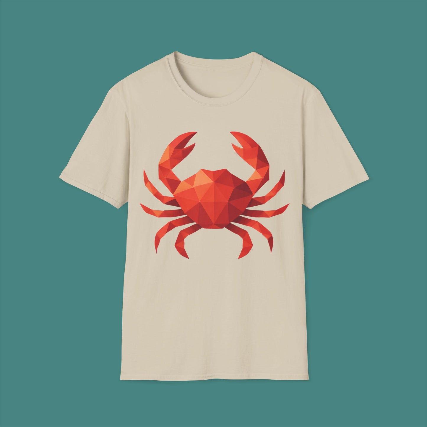 Geometric Polygon Crab Unisex T-Shirt