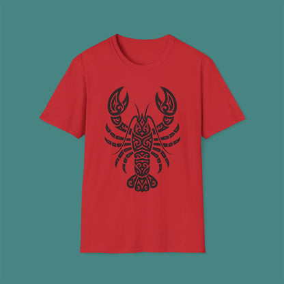 Tribal Tattoo Lobster Unisex T-Shirt