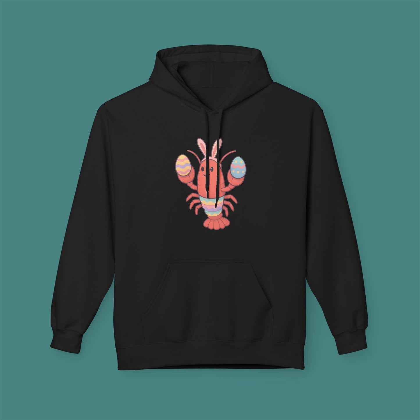 Easter Lobster Fleece Unisex Hoodie