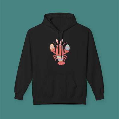 Easter Lobster Fleece Unisex Hoodie