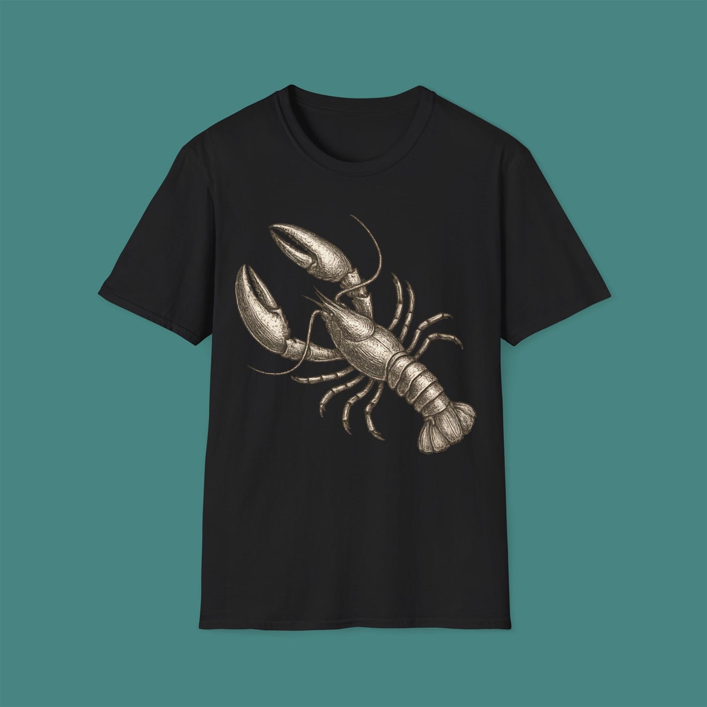 Vintage Etching Lobster Unisex T-Shirt